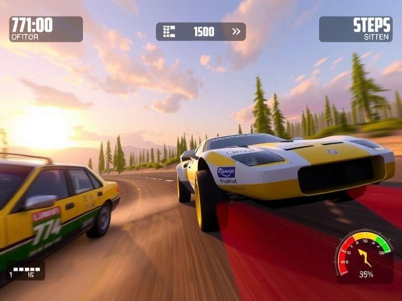 Dynamic Rally Champ Gameplay Screenshot